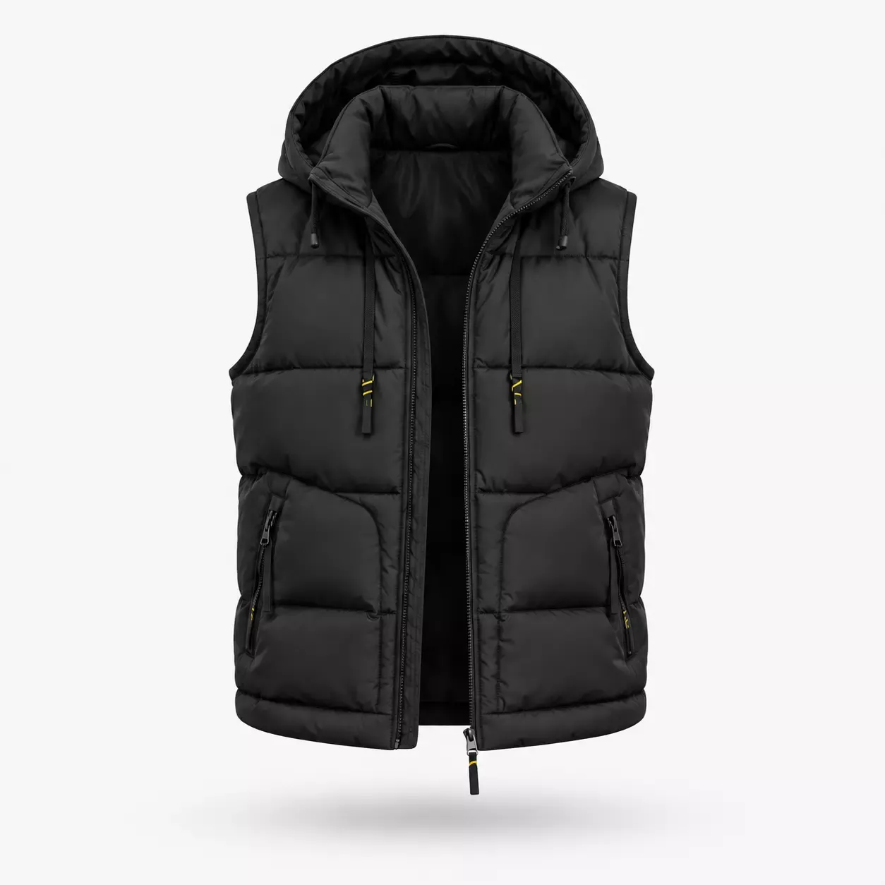 Veste sans manche homme à capuche