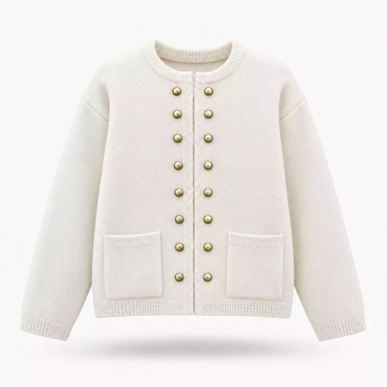 Cardigan Homme Vintage à Boutons Dorés