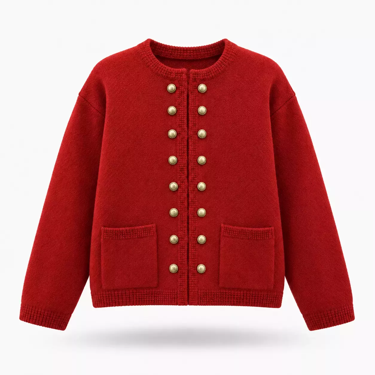 Cardigan Homme Vintage à Boutons Dorés