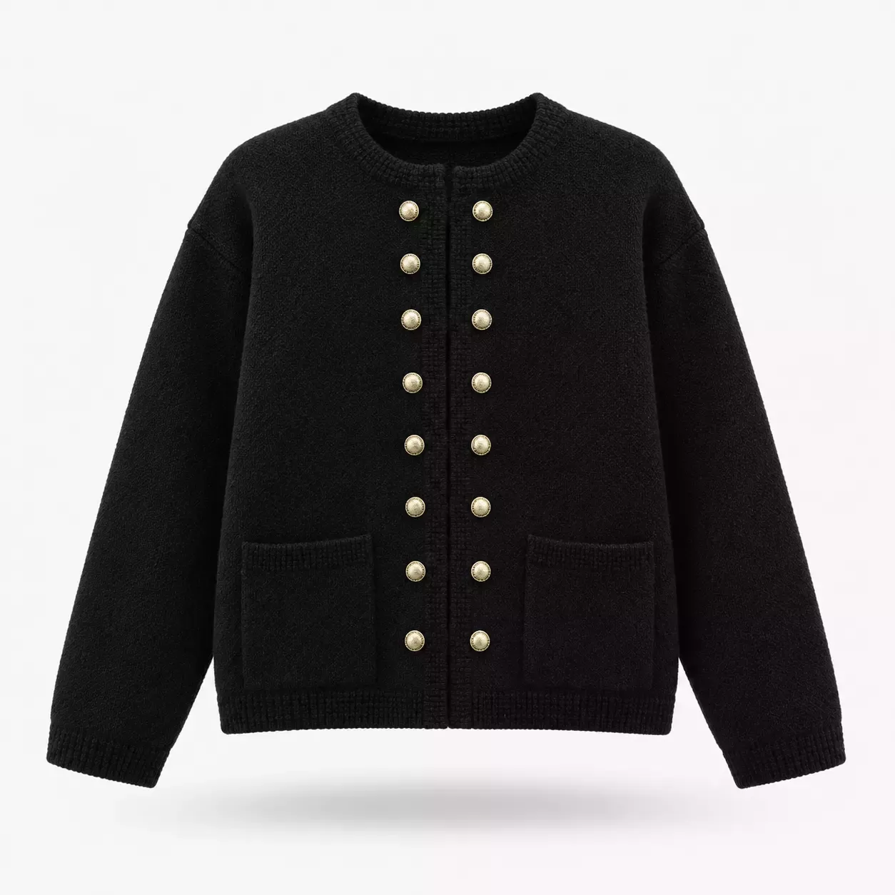 Cardigan Homme Vintage à Boutons Dorés