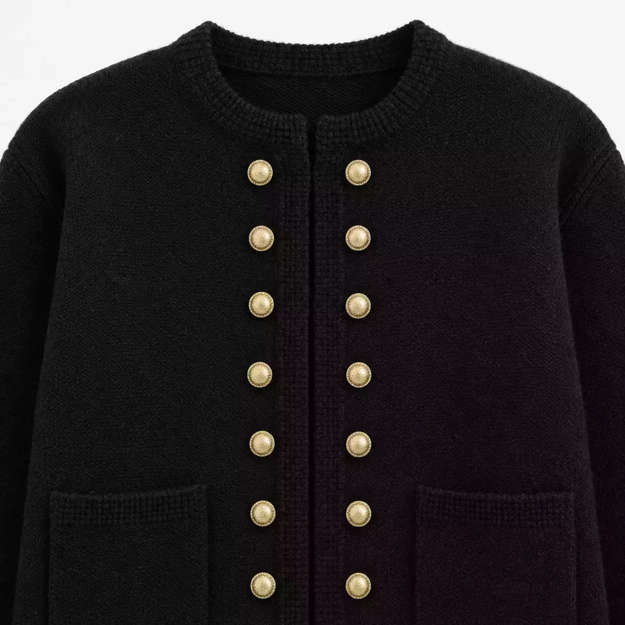 Cardigan Homme Vintage à Boutons Dorés