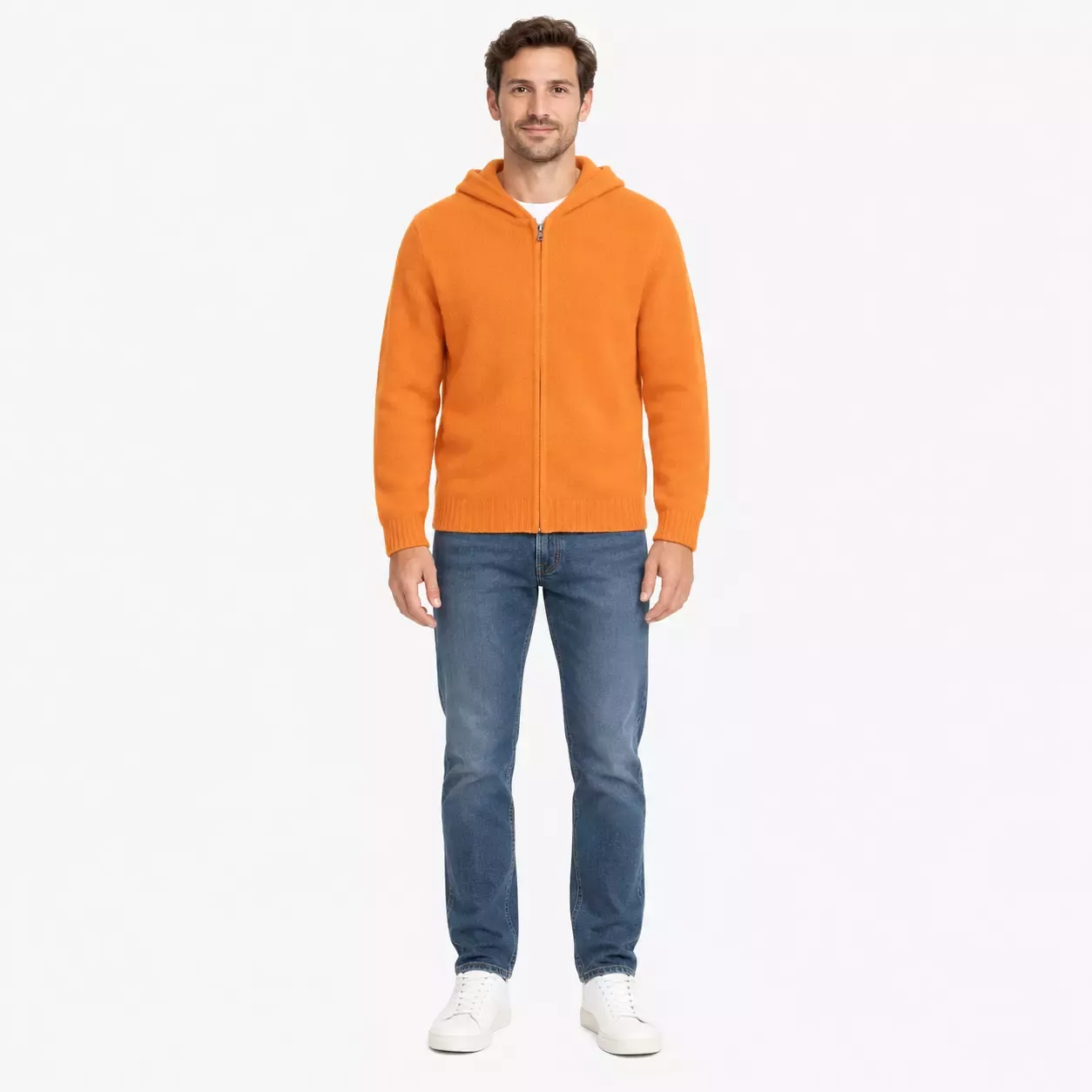 Cardigan Homme à Capuche Double Face