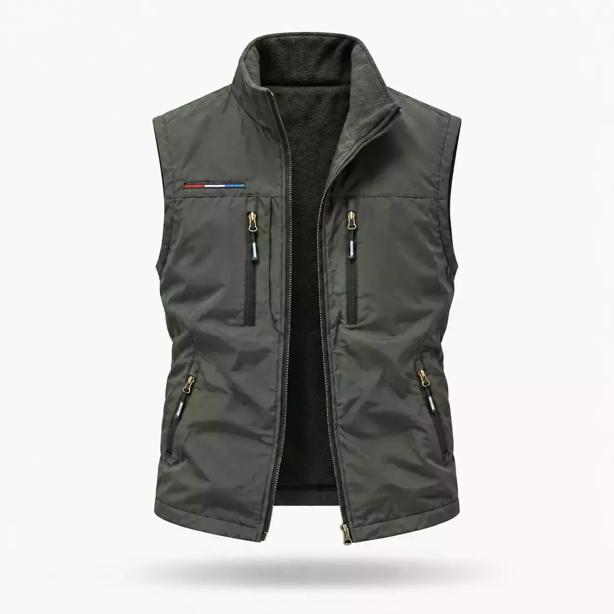 Veste sans manche homme polaire Randonnée