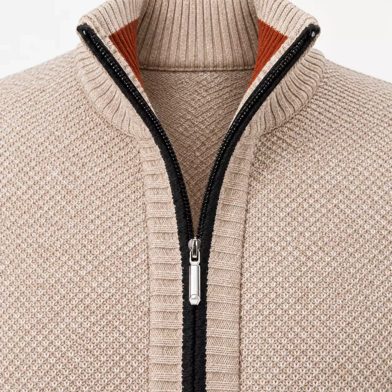 Cardigan homme chaud à fermeture éclair