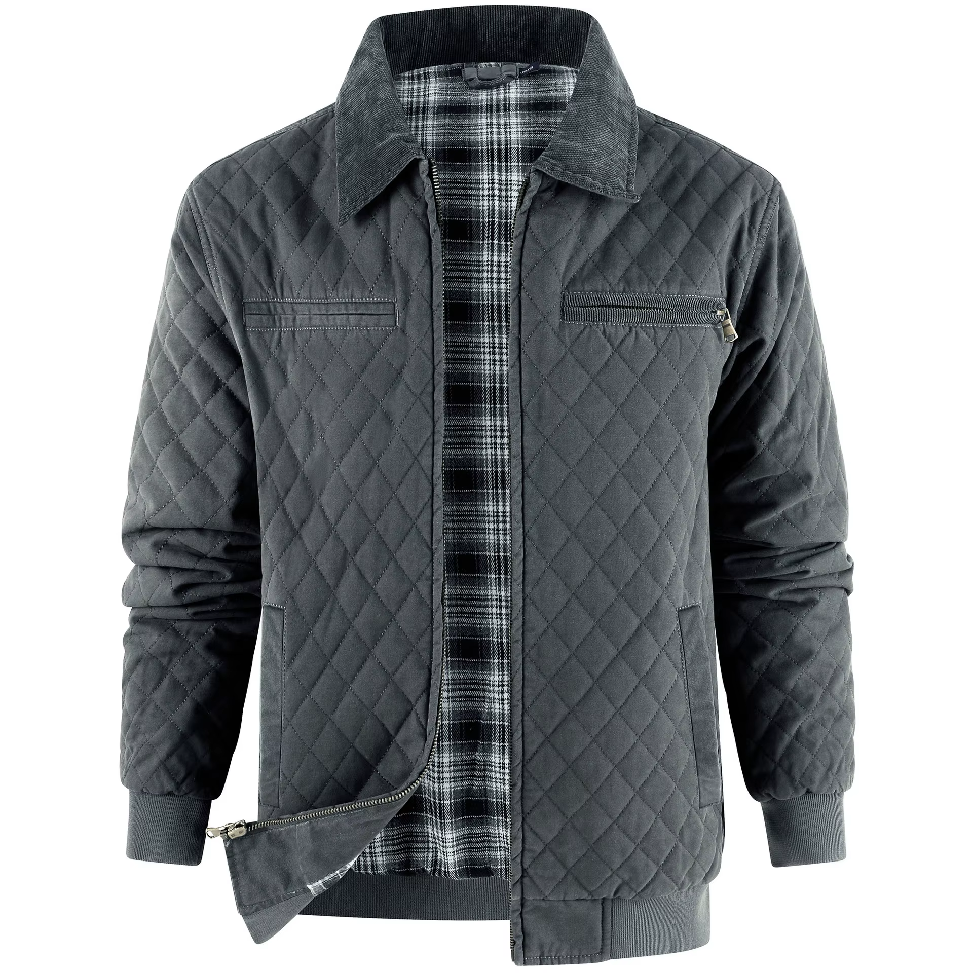Veste Matelassé Homme Toile Canard 