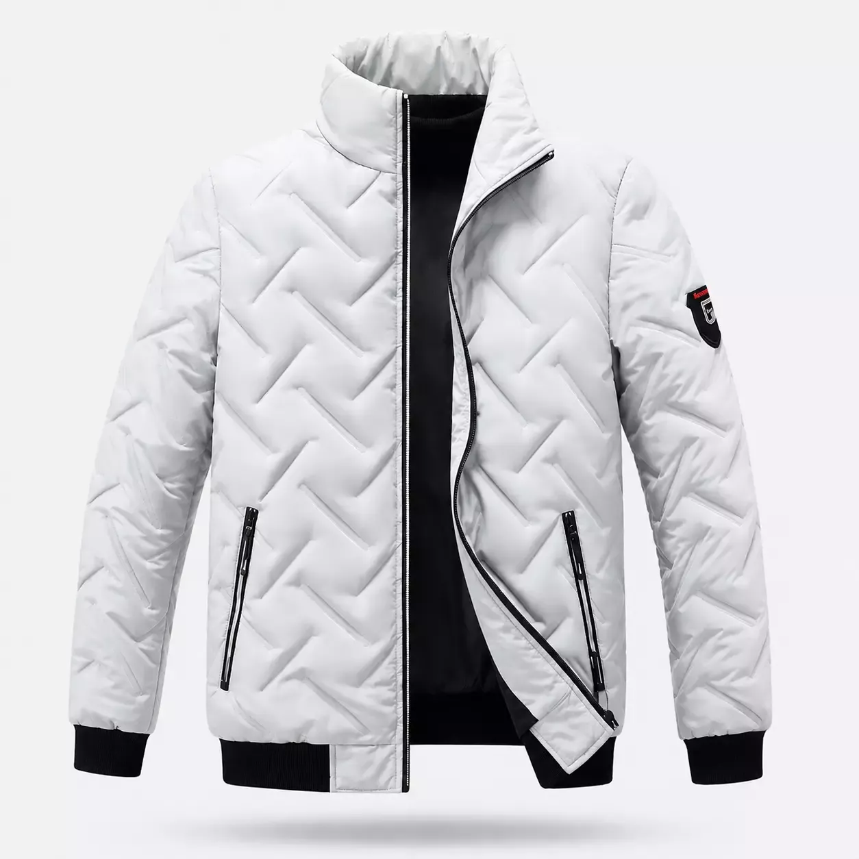 Veste Matelassé Col Montant coupe-vent 