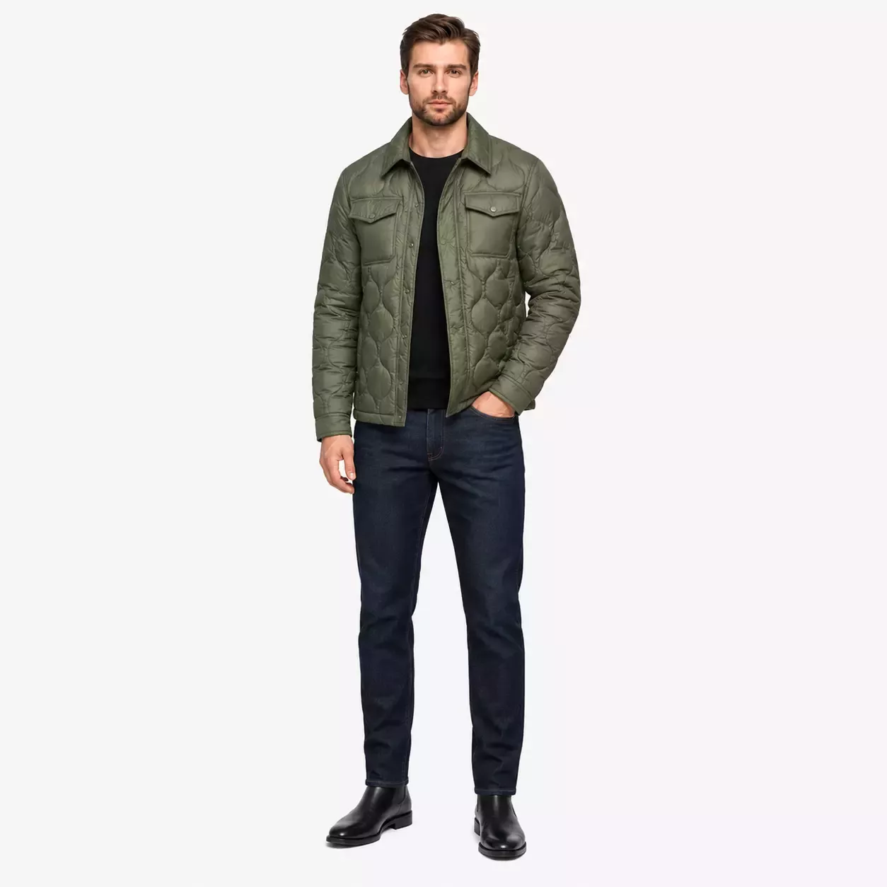 Veste Matelassé homme Parka simple