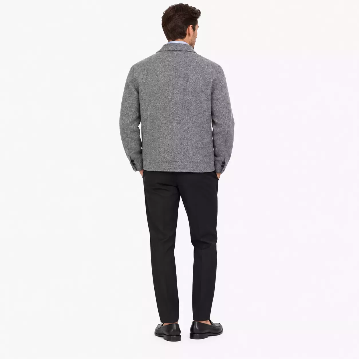 Veste homme saharienne à col rabattu 