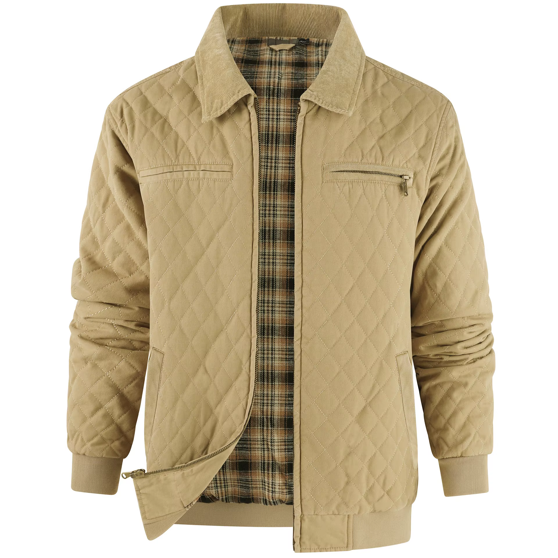 Veste Matelassé Homme Toile Canard 