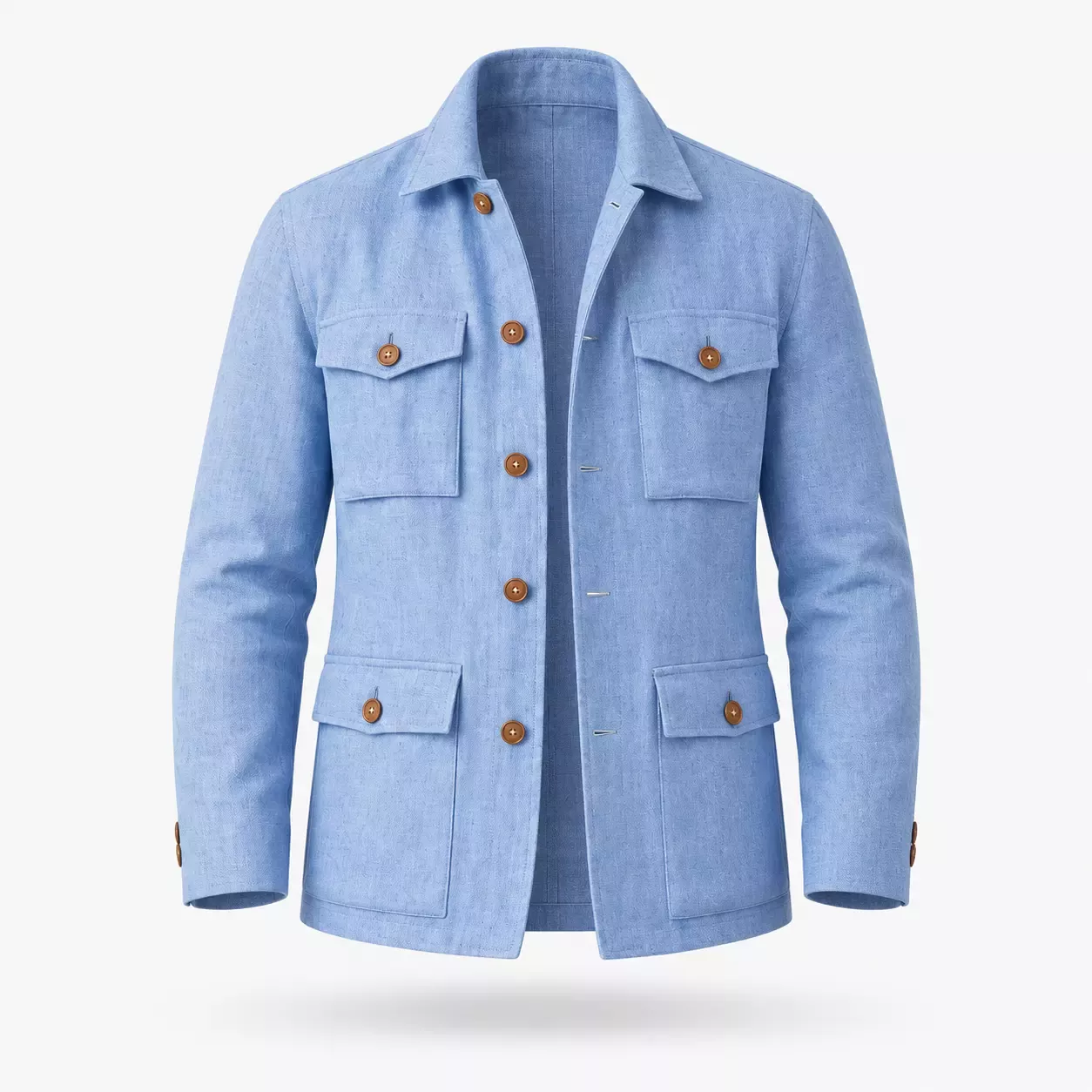 Veste saharienne homme safari en lin 