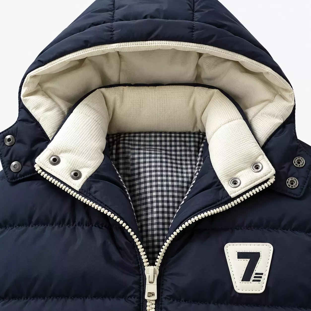 Veste sans manche homme en duvet capuche détachable 