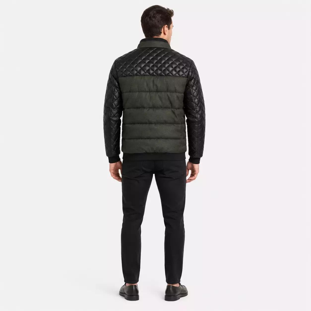 Veste Homme Rembourré Patchwork 