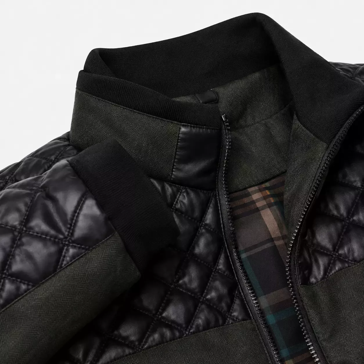 Veste Homme Rembourré Patchwork 