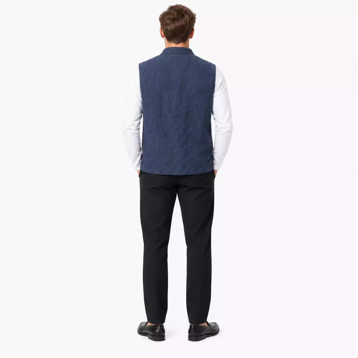 Veste sans manche homme vintage multi-poche 
