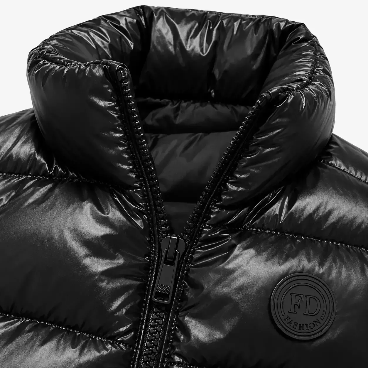 Doudoune Sans Manche Homme Noire en Duvet 