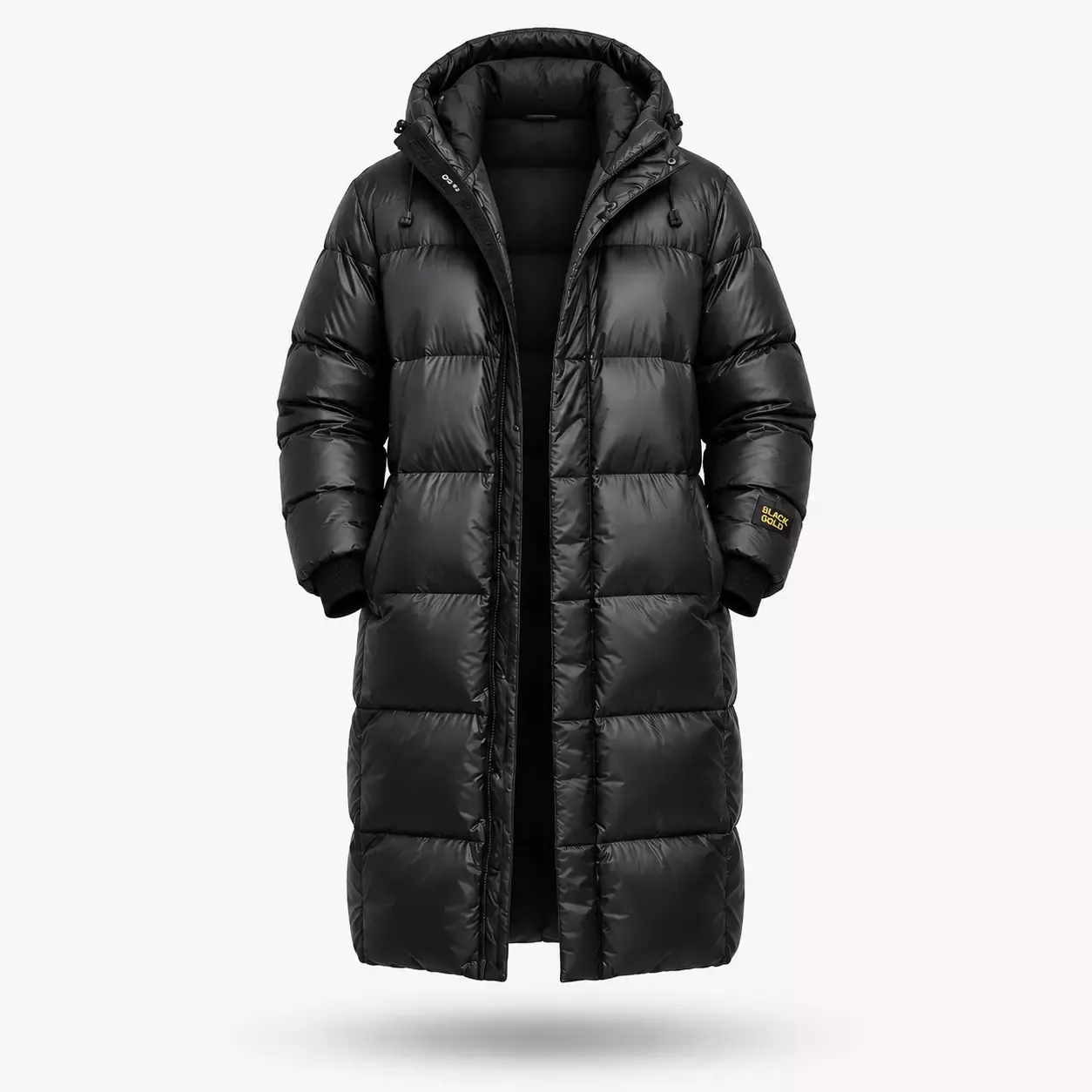 Doudoune longue et matelassée pour homme