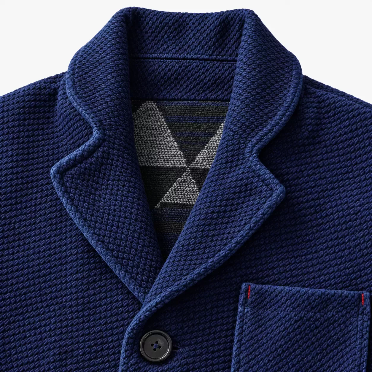 Veste sans manche homme indigo  retro 