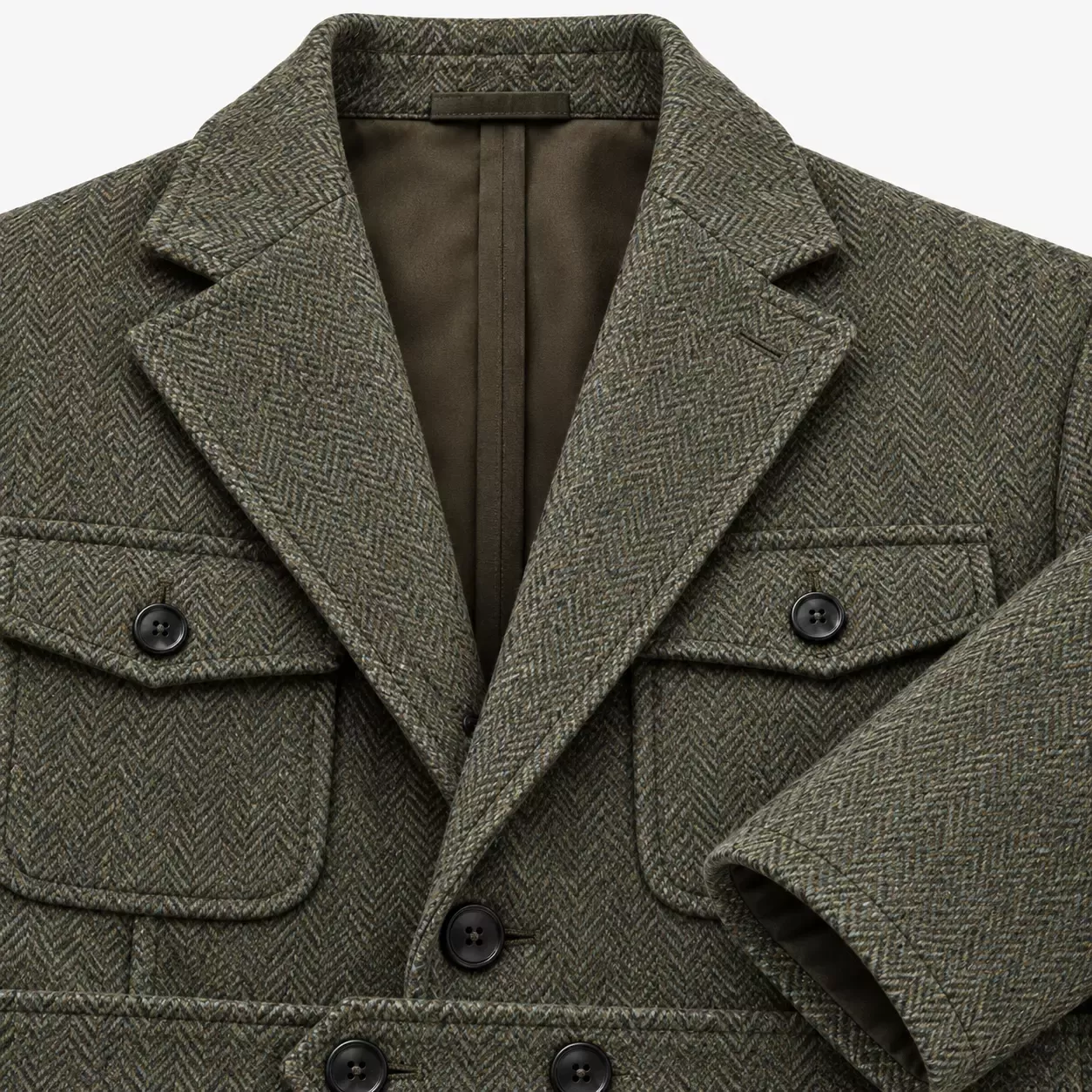 Veste Homme Saharienne classique à chevron 