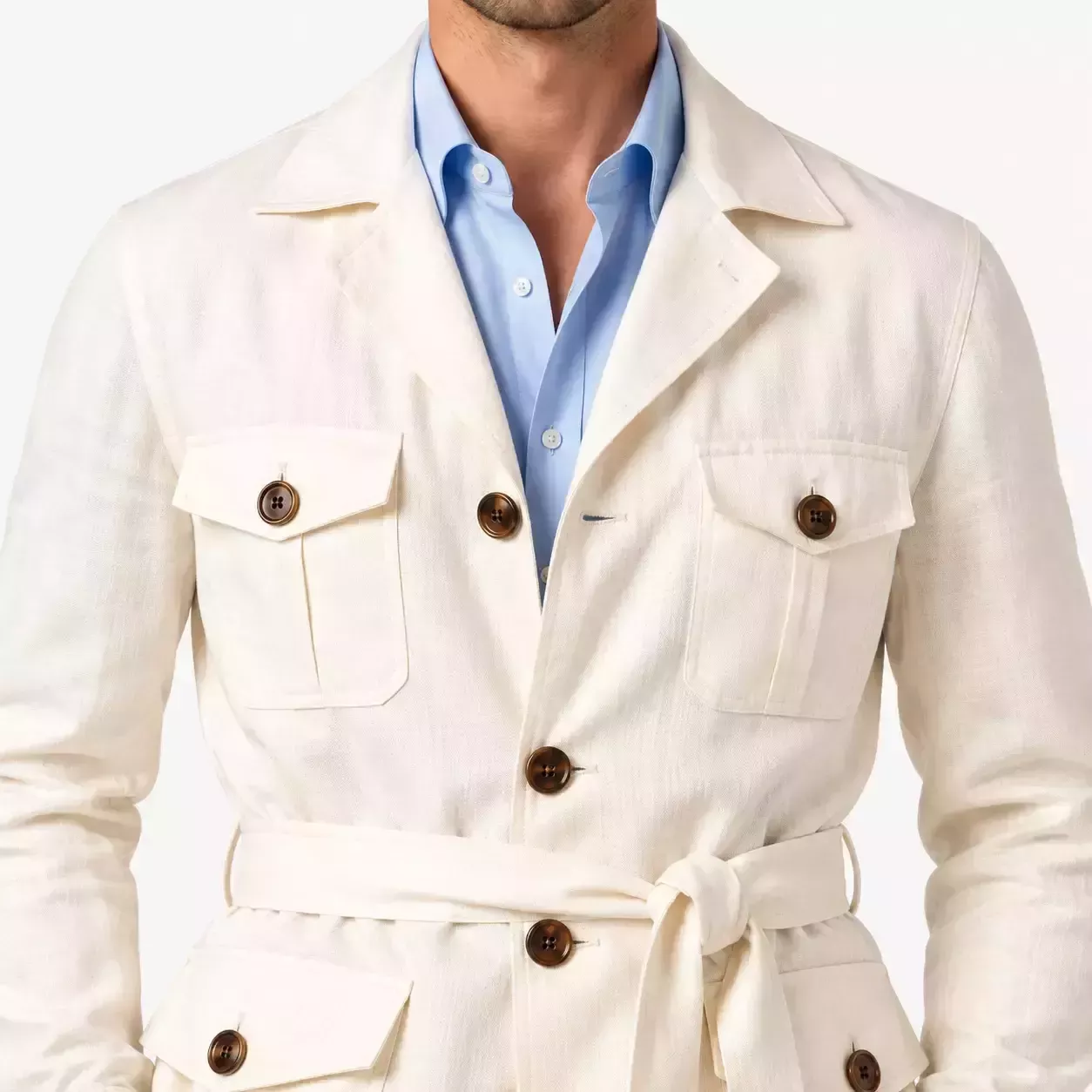 Saharienne Homme avec Ceinture