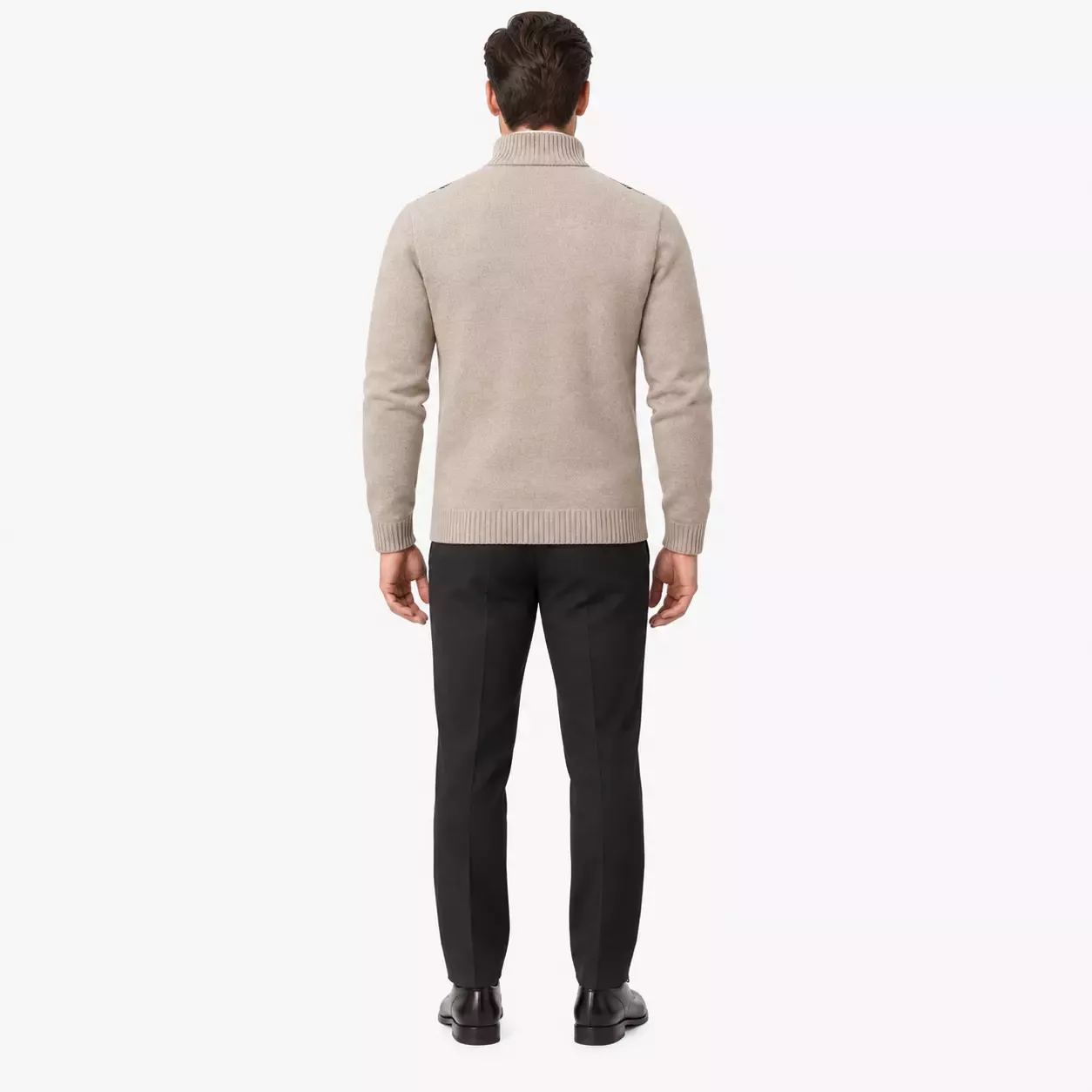 Cardigan Homme  Col Montant Motif Graphique