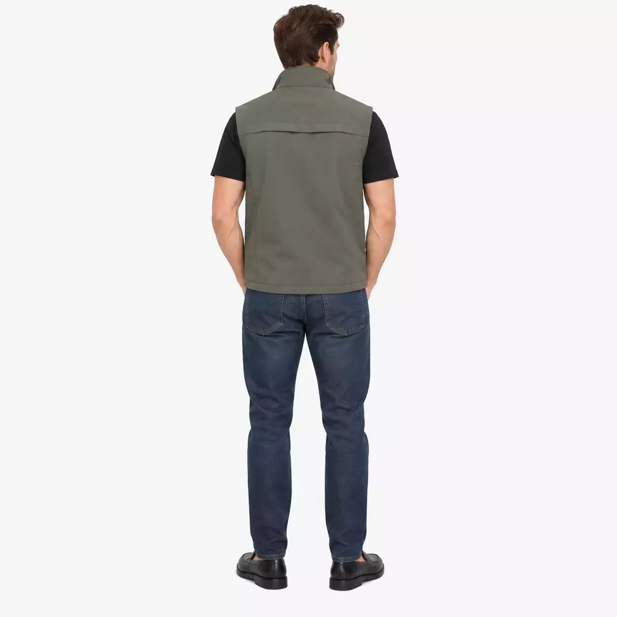 Veste sans manche homme thermique coupe-vent 
