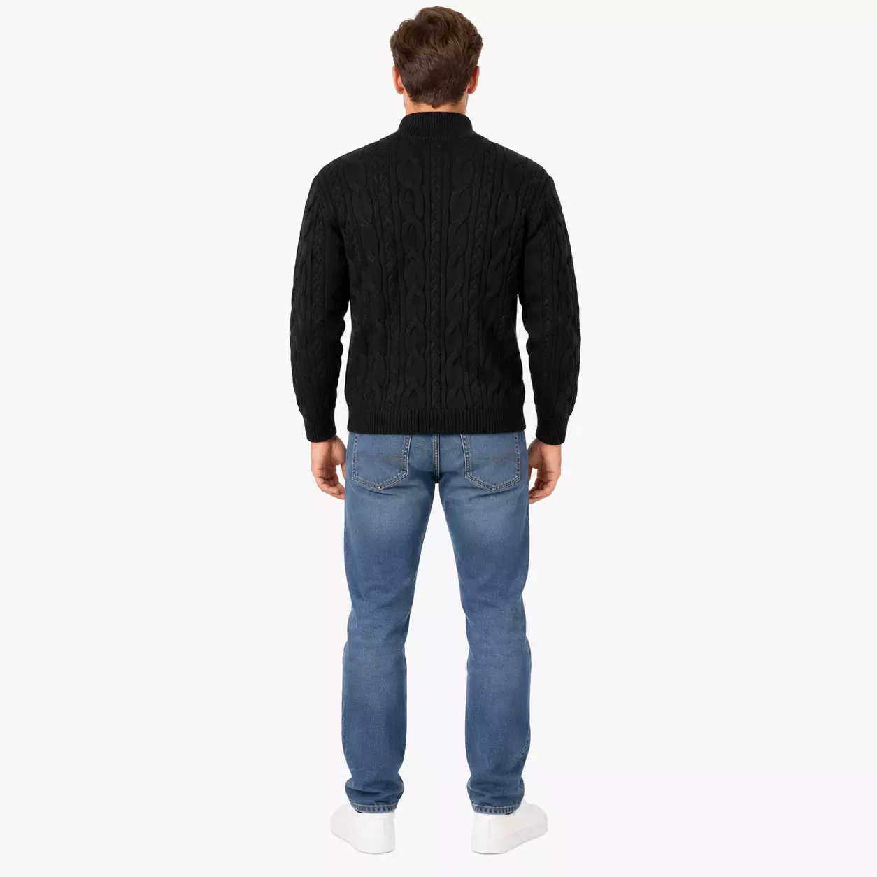 Cardigan Homme Rétro à Double Boutonnage