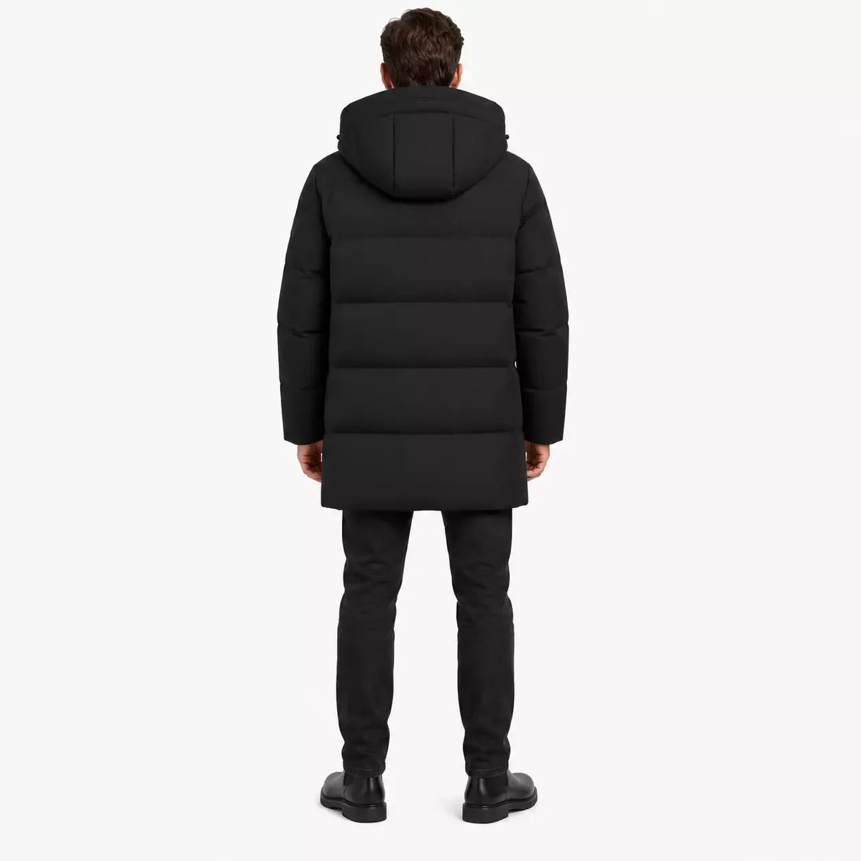 Doudoune homme mi-longue rembourrée