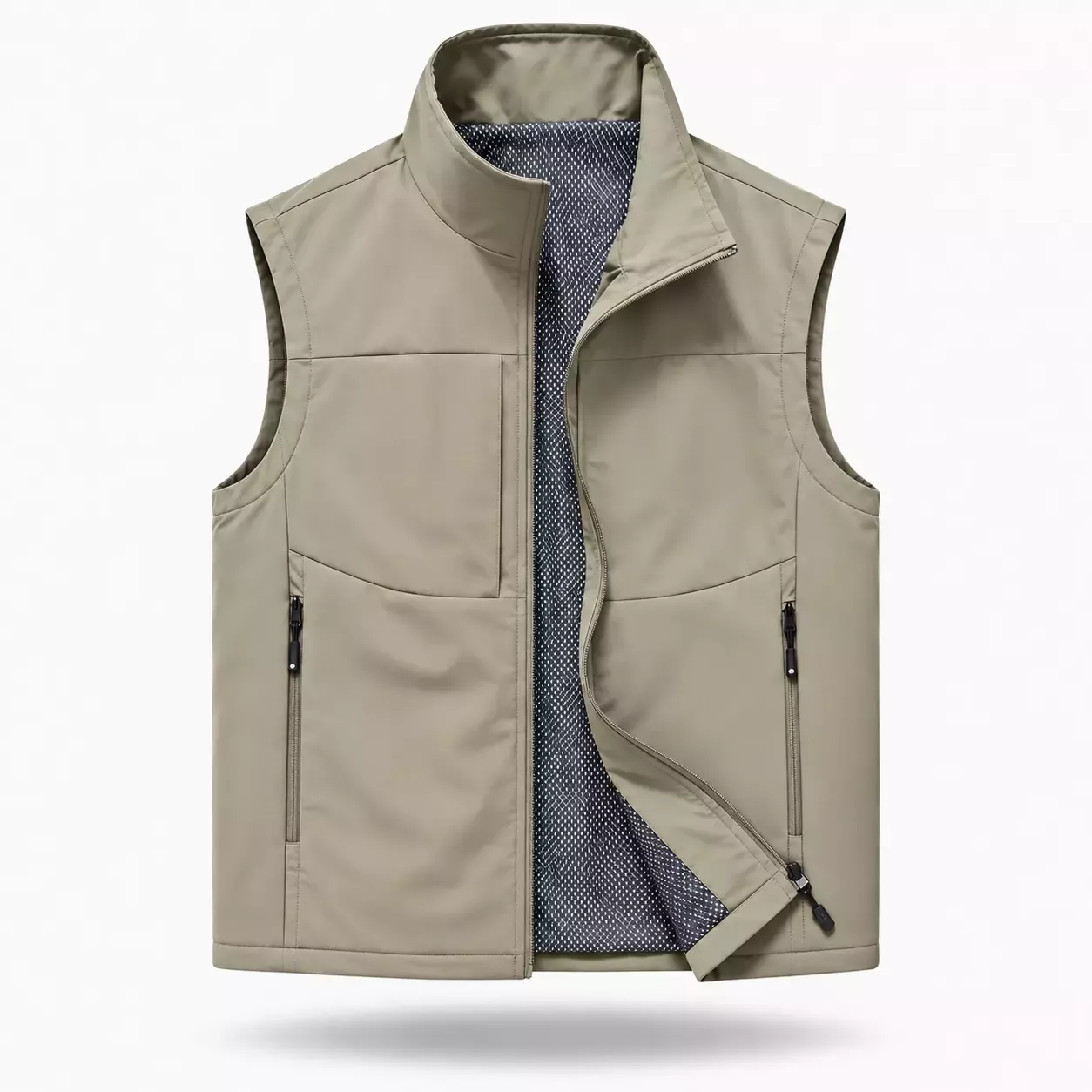 Veste sans manche homme thermique coupe-vent 