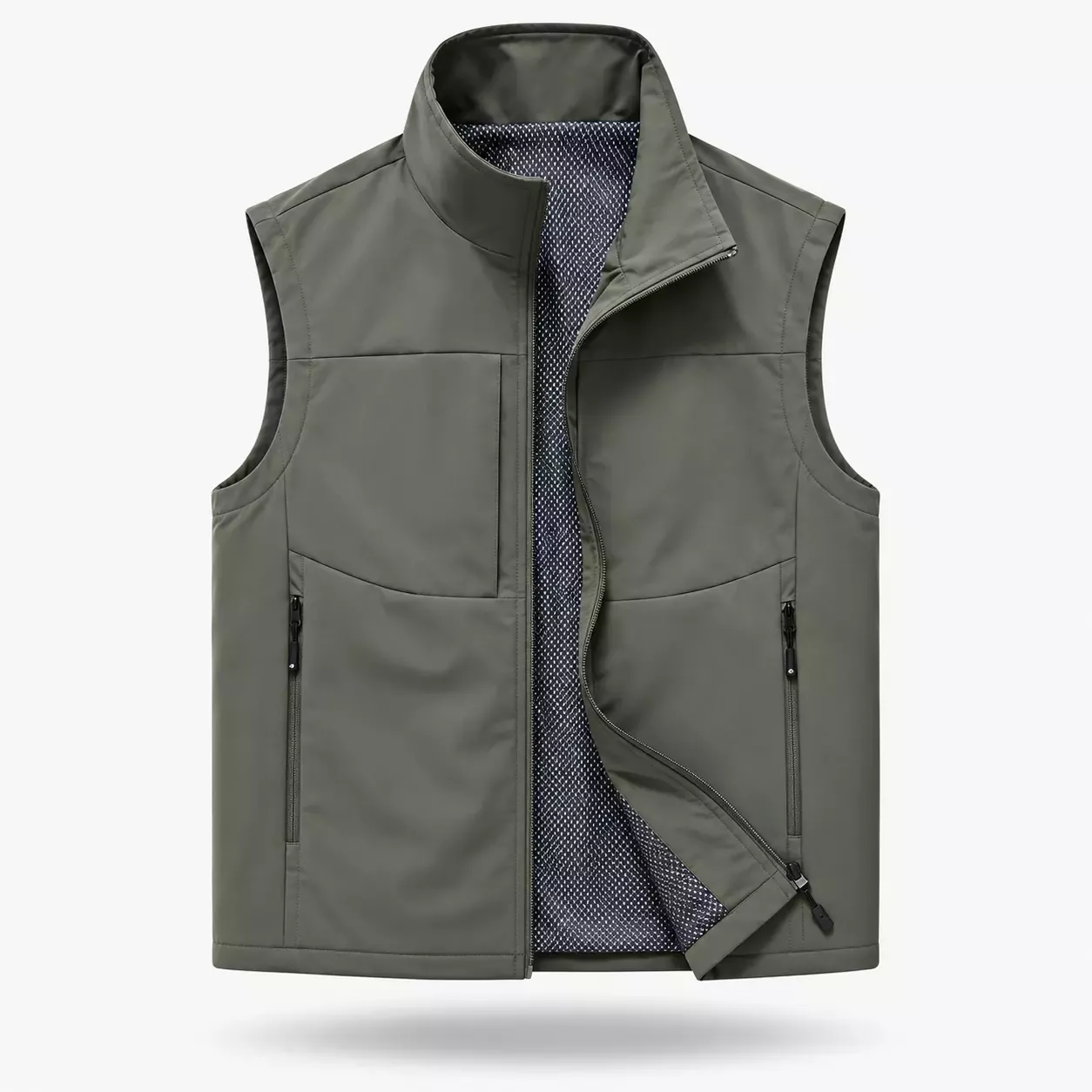 Veste sans manche homme thermique coupe-vent 