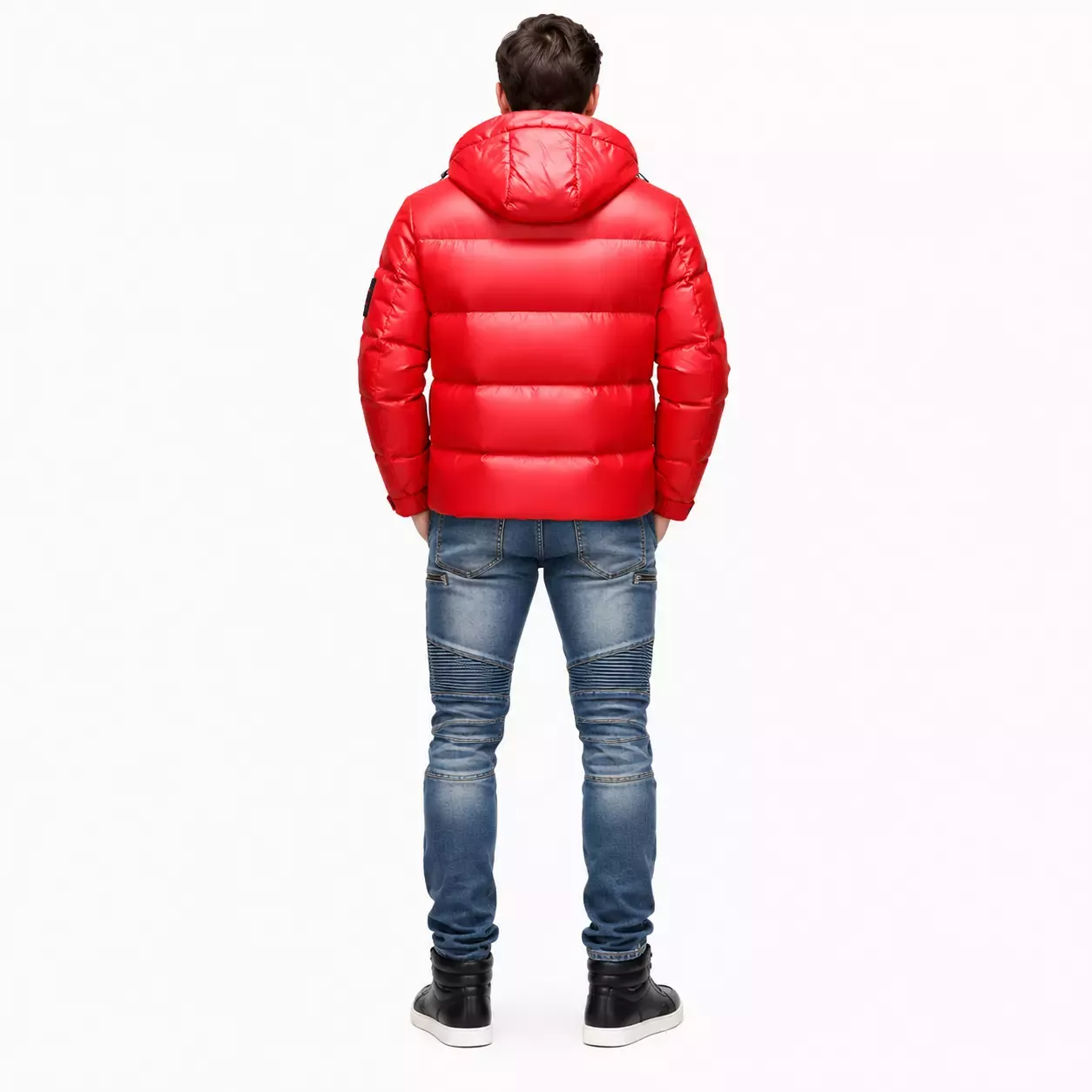 Doudoune homme coupe-vent en duvet 