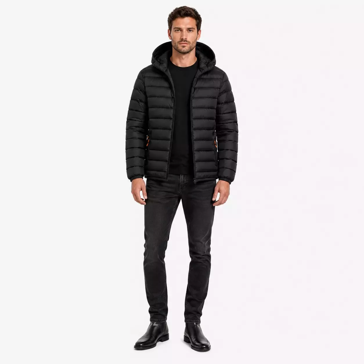 Doudoune Homme Imperméable avec Capuche 