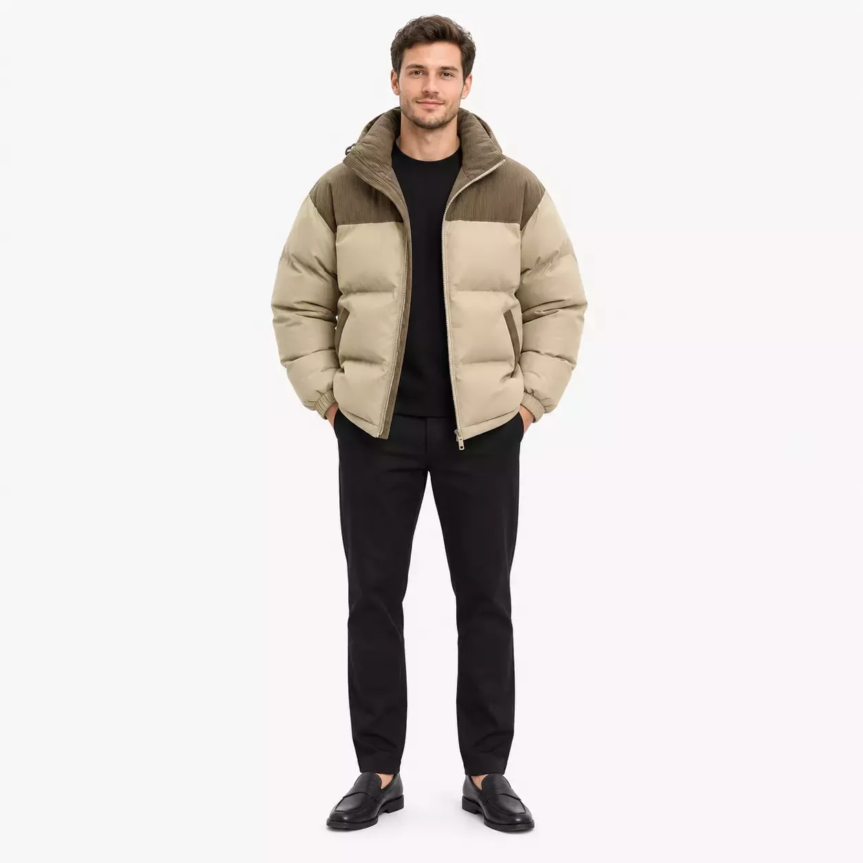  Doudoune chaude et épaisse en duvet pour homme