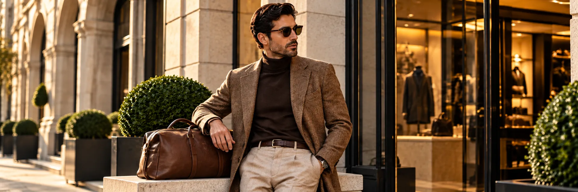 Homme élégant représentant l’allure Gentleman Avenue